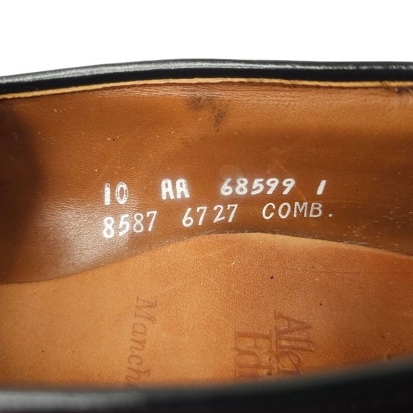 Allen Edmonds Manchester Tassel Wingtip Loafer Mens Size 10 AA Leather Burgundy - Picture 9 of 12